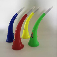 Corne viking en plastique de haute qualité à une, deux ou trois sections avec logo imprimé cmjn personnalisé