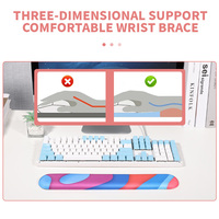 Dessin animé mousse à mémoire clavier repose-poignet tapis de souris support de poignet conception ergonomique pour bureau maison ordinateur portable ordinateur de bureau