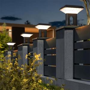 Lampes solaires LED de jardin, extérieur, IP65, étanches, pour colonnes et piliers de portail - Product Image 4