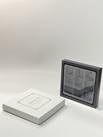 Boîte de chocolat de luxe Emballage de cadeau Boîtes de chocolat personnalisées Faveur de mariage Boîte de bonbons en gros avec séparateurs pour pâtisseries