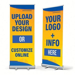 Oferta Especial: Banner Enrollable Plegable Personalizado de 180x80cm con Marco de Aluminio Ligero para Ferias Comerciales y Publicidad en Exposiciones - Product Image 1