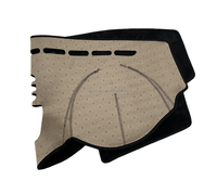 Housse de tableau de bord de voiture Luerman Plushy Luxury Full Face antidérapante pour Chevrolet Captiva 2008
