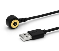 1 Juego de Conector Magnético Miniatura de 12V 2A, Cable USB Macho-Hembra con Pin Pogo para Carga de Energía