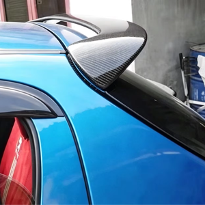 Aileron arrière en fibre de carbone pour <span class=keywords><strong>Peugeot</strong></span> 206 <span class=keywords><strong>207</strong></span>, Spoiler arrière aérodynamique - Product Image 1