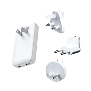 Adaptateur secteur mini GaN 65W double port pour usage quotidien - Product Image 1