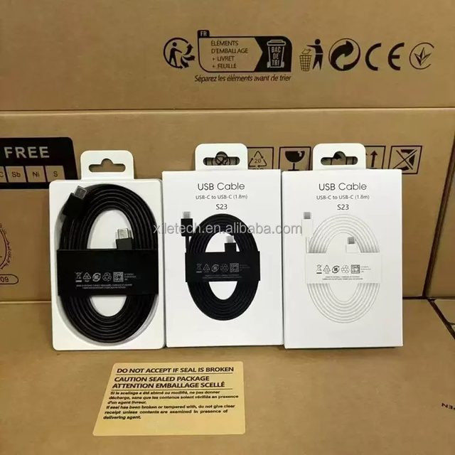 Wholesale Price S23 Phone Wire USB C Cable DW767 Type C Cord 1.8m 3A Fast Charging USB-C to USB-C Cable for Samsung S26 S25U S24