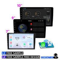 Autoradio QLED 9 pouces 10 pouces, lecteur multimédia MP5 sans fil CarPlay Android Auto, navigation GPS, écran partagé