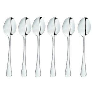 SET DI 6 CUCCHIALINI DA CAFFÈ IN ACCIAIO INOX DA 13,2 CM - Product Image 1