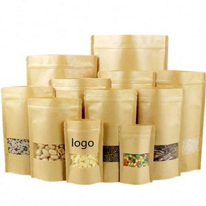 Sachet Doypack Personnalisé en Papier Kraft 2026 pour Thé avec Petite Fenêtre 14x22cm – Pack Promotionnel - Product Image 2