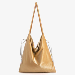 Bolso de compras de un solo hombro para mujer, moderno, de alta calidad y elegante, con cordón grande. - Product Image 1