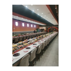 <span class=keywords><strong>สายพาน</strong></span>ลำเลียงซูชิสแตนเลสแบบหมุนรุ่นใหม่สำหรับร้านอาหาร ใช้ในบ้าน และขายปลีก พร้อมปรับความเร็วได้ ขนาดสั่งทำได้ - Product Image 2