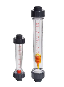 Débitmètre rotamètre à flotteur en plastique personnalisable pour la mesure du gaz, de l'air, des fluides et de l'eau, avec tube en plastique MDW - Product Image 4