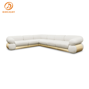 Canapé de salon de luxe sur mesure, vente chaude du fabricant, nouveau design italien, canapé modulaire, meubles de salon de luxe - Product Image 5
