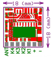 QIACHIP RX480E TX118SA-4 433.92Mhz Sans Fil Large Tension Codage Émetteur Module Décodage Récepteur Module 4CH DIY Kit