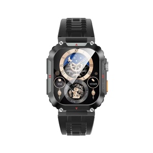 Reloj inteligente C58 de alta calidad para hombre, rastreador de actividad física con llamadas BT, reloj inteligente deportivo resistente al agua, aleación IP67, Gel de sílice masculino de Guangdong - Product Image 4