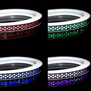 Nueva Tira <span class=keywords><strong>LED</strong></span> <span class=keywords><strong>de</strong></span> Silicona Flexible Antideslumbrante Honeycomb 1616 con Clasificación IP67, Control Remoto y Atenuación, <span class=keywords><strong>para</strong></span> Uso en Exteriores, DC24V - Product Image 3