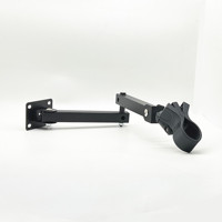 Support mural universel multifonctionnel en fer pour tablettes PC, projecteurs mobiles, longueur réglable, pliable, rotatif