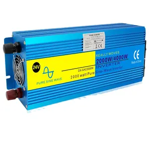 Chinese Wholesale Vendors 2000Watt 24V 220V Small Pure Sine Wave Inverter Home