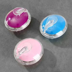 Cepillo para masaje del cuero cabelludo, peine desenredante de silicona para el cuidado del cuero cabelludo y lavado del cabello, 10-15Cm, morado, verde, azul, rosa - Product Image 3