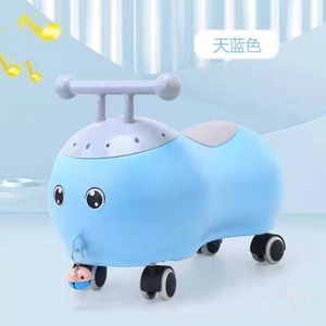 Childrens Balance Bike Four Wheeler Pink Plastic Musical Ride On For 1-4 Year Old Kids - Product Image 2