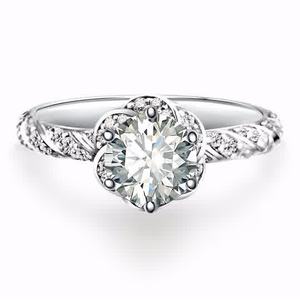 Bagues de fiançailles et de mariage pour femmes à la mode en argent sterling 925 avec zircone cubique scintillante - Product Image 2