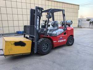 Montacargas Diésel, Precio de Montacargas de 2500 kg, 3000 kg, 3500 kg, 5 t, Mástil Tríplex de 3 m-6 m, Montacargas de Gasolina y GLP, Neumáticos Sólidos, Desplazador Lateral - Product Image 6