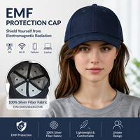 Casquette unisexe personnalisable en tissu Oxford avec broderie à la main, protection contre les ondes électromagnétiques, protection contre les radiations RF, blocage RFID