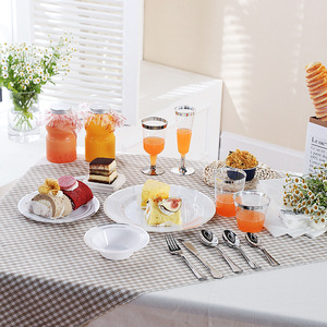 Mini couverts jetables en <span class=keywords><strong>argent</strong></span> et or rose Petite <span class=keywords><strong>fourchette</strong></span> et cuillère à dessert en <span class=keywords><strong>plastique</strong></span> - Product Image 3