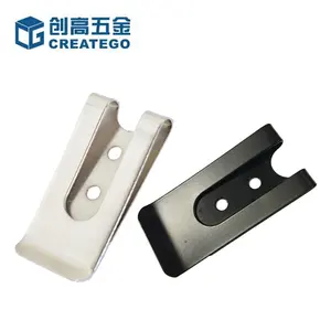 Swivel D Stainless Steel Spring Metal Belt Clip