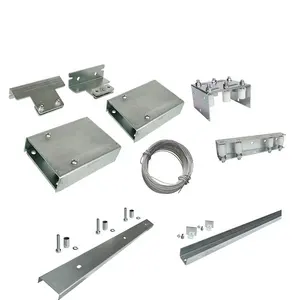 3m 4m 5m Slivery Automatic Telescopic Sliding Gate Kits