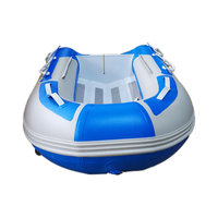 Bateaux gonflables et kayaks de pêche pour moteur hors-bord Matériau de coque en PVC durable pour aventures de type yacht à voile