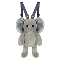 Sac à dos en peluche 3D personnalisé en usine, animaux lapin, éléphant, mouton, girafe, lion, sac à poupée en peluche, jouet en peluche pour enfants de maternelle, cadeau