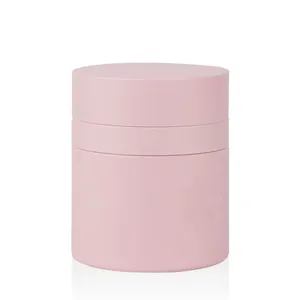 Fabricação de Airless Jar Luxo Skincare Embalagem Hidratante Airless Bomba Jar Creme Rosto Embalagem Cosméticos Plástico Rosa