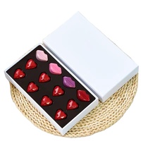 Cajas de Regalo de Papel para Empaque de Barras de Chocolate y Dulces de Diseño Personalizado de Lujo al por Mayor, con Divisores y Tapa Abatible