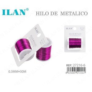 Filo Metallico Ilan 0.3mm x 30m per Ricamo e Artigianato - Product Image 3