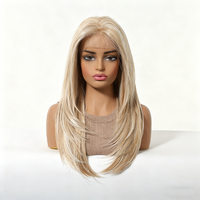 Perruque synthétique Lace Front 13x6 en gros, multicolore, longue et dégradée, en fibre résistante à la chaleur, OEM/ODM, avec petite sangle réglable personnalisée