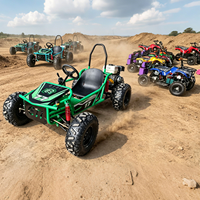 Go-Kart Todoterreno Monoplaza de 4 Tiempos con Motor de Gasolina de 212cc y Estructura de Acero Resistente