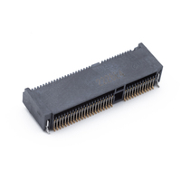 Connecteur SATA Gold Flash avec capot de protection 67 broches, à souder par traversée de trou, M.2 Key B H4.2mm, contact en alliage de cuivre, marque Topmay, neuf TOPMAY