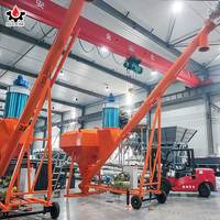 SDDOM Brand Bulk Handling Solutions poudre industrielle Ciment Sable Tarière Convoyeur à vis Déchargeur de camion mobile