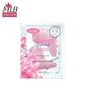 MLB Private Label Environmentally Friendly Dissolvable Anti Wrinkle Remove Dark Circle Pink Crystal Collagen Eye Mask Gel Patch