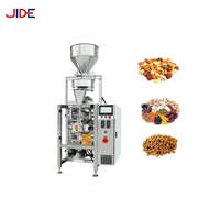 Machine de remplissage et de scellage à l'azote verticale automatique pour sachets de pop-corn, snacks, chips, noix, en plastique, avec contrôle PLC haute précision