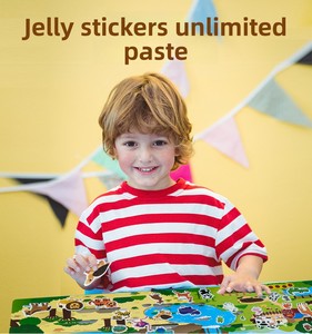 สมุดสติกเกอร์กิจกรรมสำหรับเด็กเล็กและเด็กโต <span class=keywords><strong>JOJO</strong></span> หลากหลายธีม กันน้ำ ใช้ซ้ำได้ สมุดสติกเกอร์ DIY - Product Image 6