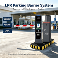 Système professionnel de reconnaissance de plaques d'immatriculation, caméra ANPR étanche intégrée au système de barrière de stationnement intelligent