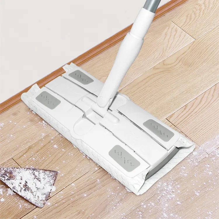 Toallitas húmedas y secas Floor Lazy Dust Mop Pad Reemplazo Pro Head recarga Fregonas desechables planas no tejidas