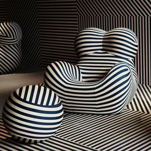 Sillón Moderno Mom's Embrace, Diseño Integrado de Algodón, Puede Sentarse o Recostarse, Mueble de Lujo para Sala de Estar, Balcón o Hogar, Sofá Individual - Product Image 5