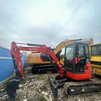 Mini-excavatrice en excellent état, 3,5 tonnes, moteur diesel U35, engin de construction sur chenilles, pompe hydraulique de haute qualité