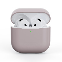 Vente en gros OEM Silicone liquide caoutchouc anti-chute protection souple couleur unie étui pour AirPods 4 casque sans fil couverture