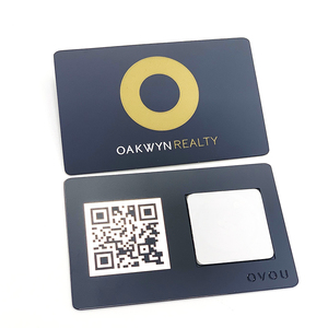 Tarjeta de visita de Metal NFC con espejo dorado grabado con láser personalizado más vendido, tarjetas NFC imprimibles, tarjeta Rfid reescribible Ntag 213 215 216 - Product Image 5