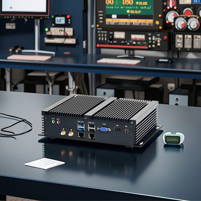 Fanless Embedded Industrial Mini PCs Dual LAN WIFI VGA HD Featuring I3 6157U I5 7267U I7 8500U 10510U 8250U 7560U Processors