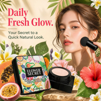 Flower Secret Mushroom Head BB Cream Ekstrak Buah Mencerahkan Mengontrol Minyak - OEM/ODM & Agen Global Dicari